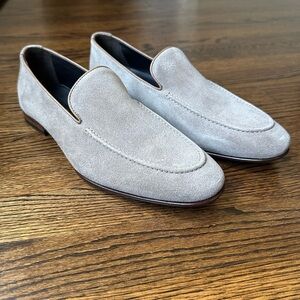 Men’s To Boot Taupe Suede Loafers Size 9 US